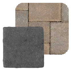 COBBLE 9X9 BRONZE GRANITE