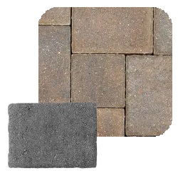COBBLE 4X6 BRONZE GRANITE