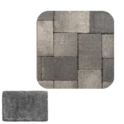 COBBLE 6X9 STERLING GRAY