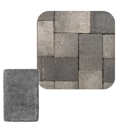 COBBLE 9X12 STERLING GRAY