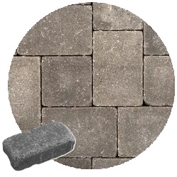 CRACOVIA 1/2 SQ STERLING GRAY 3X6