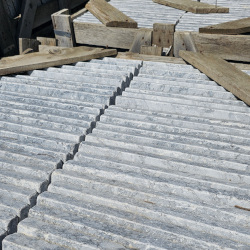 DEEP BLUE ANTIQUED MARBLE 16X24