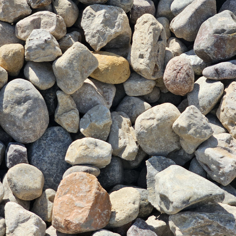 3"-7" RIVER ROCK (GABION)