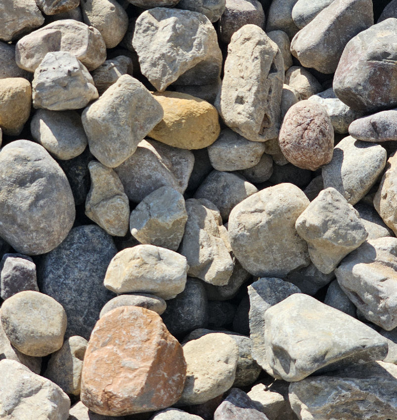 3"-7" RIVER ROCK (GABION)