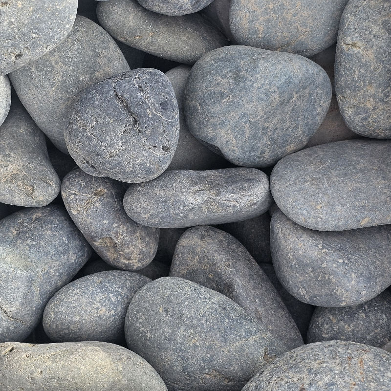 1"-2" BLACK MEXICAN BEACH PEBBLE
