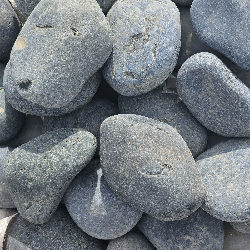 3"-5" BLACK MEXICAN BEACH PEBBLE