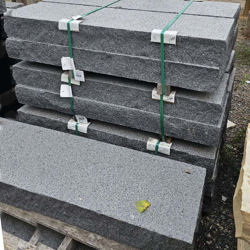 60" X 18" CHARCOAL GRANITE STEP
