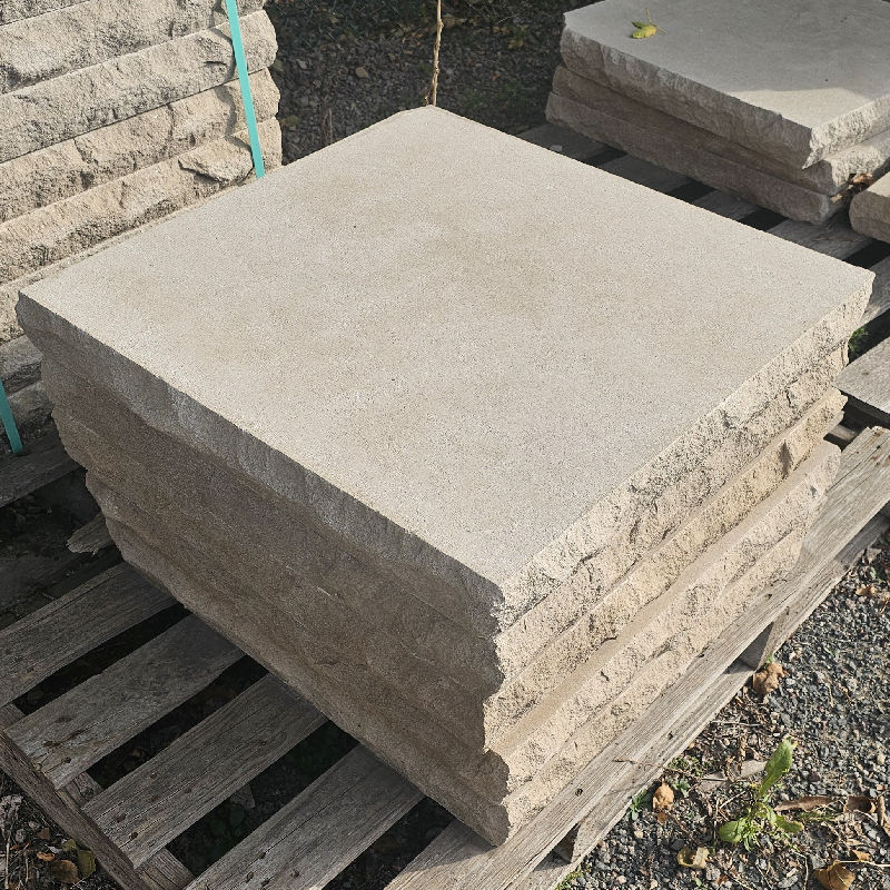 24"X24"X3" INDIANA LIMESTONE CAP