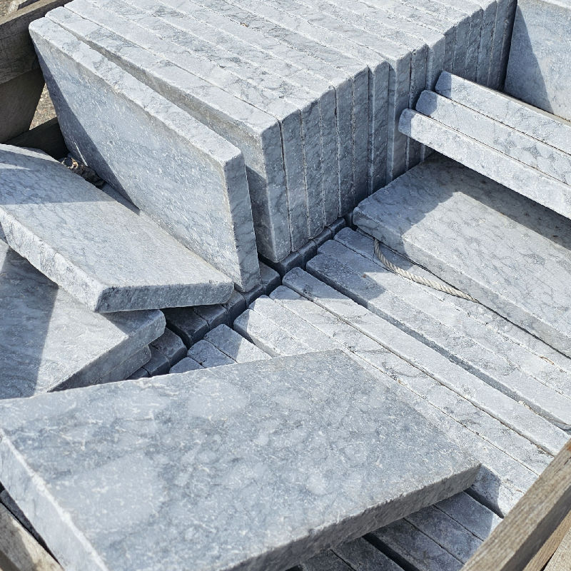 DEEP BLUE ANTIQUED 8" FRENCH PATTERN