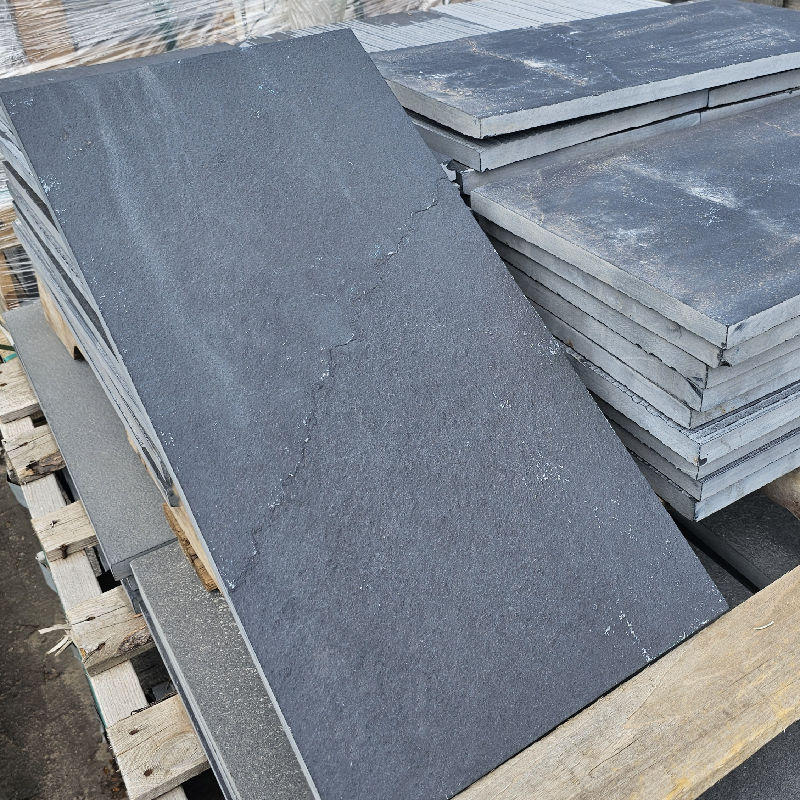 BLACK LIMESTONE PAVERS 12X24