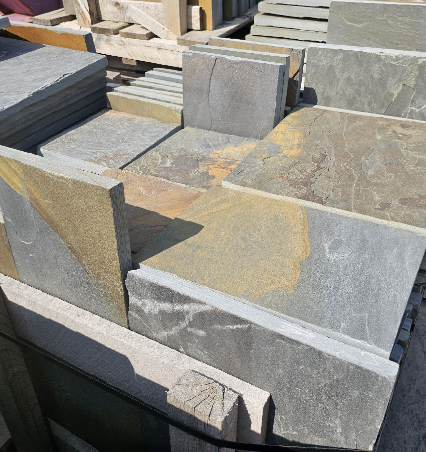 NY BLUE FULL COLOR SAWN FLAG