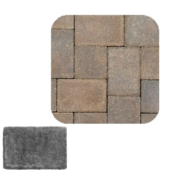 COBBLE 6X9 BRONZE GRANITE