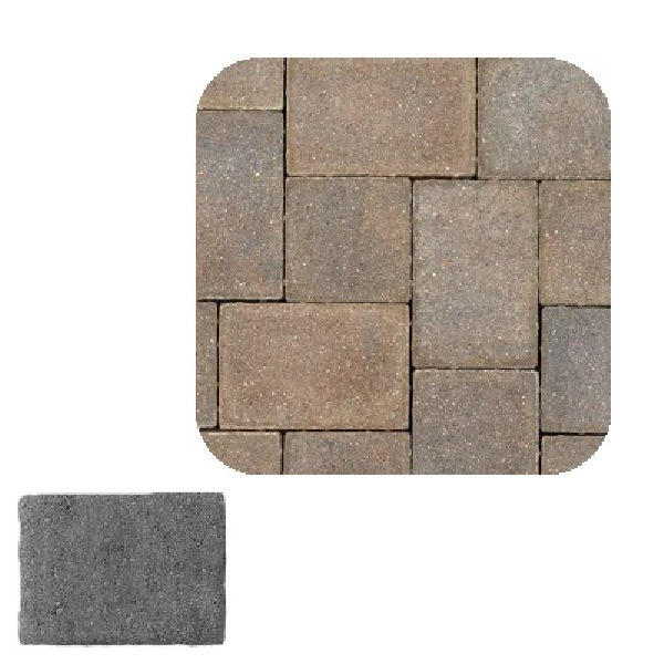 COBBLE 4X6 BRONZE GRANITE