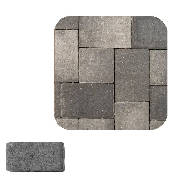 COBBLE 3X6 STERLING GRAY