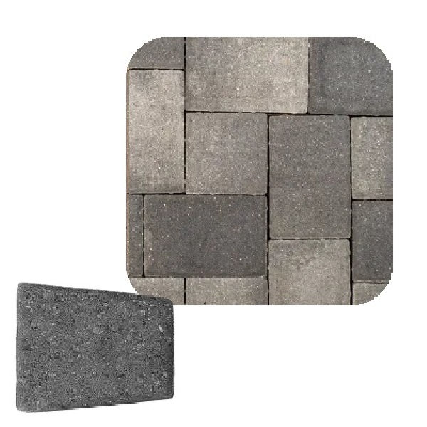 COBBLE LRG CIR STERLING GRAY