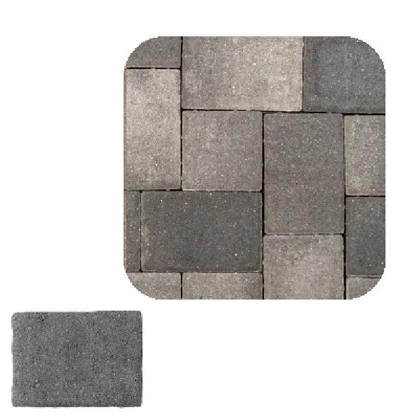 COBBLE 4X6 STERLING GRAY