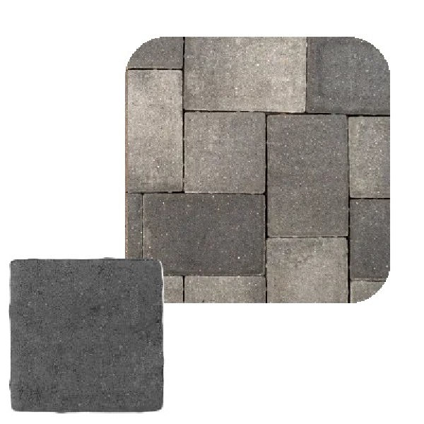 COBBLE 9X9 STERLING GRAY