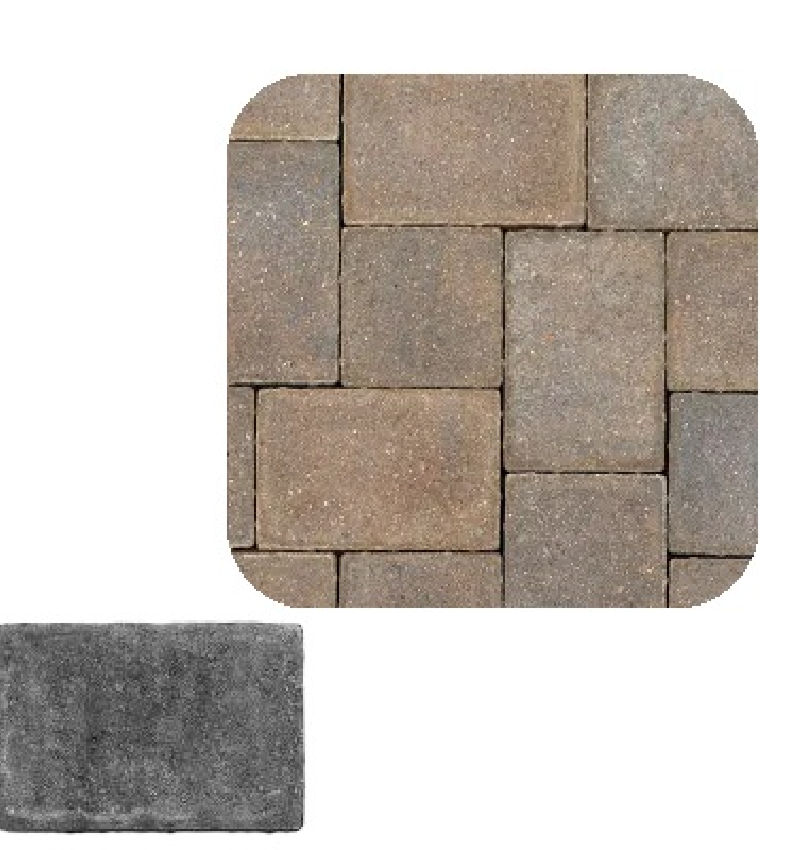 COBBLE 6X9 BRONZE GRANITE