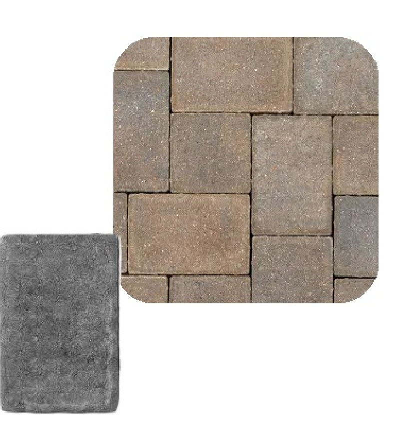 COBBLE 9X12 BRONZE GRANITE
