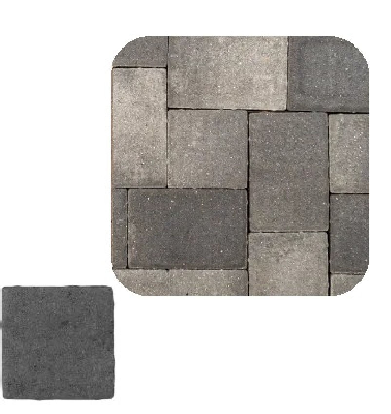 COBBLE 6X6 STERLING GRAY