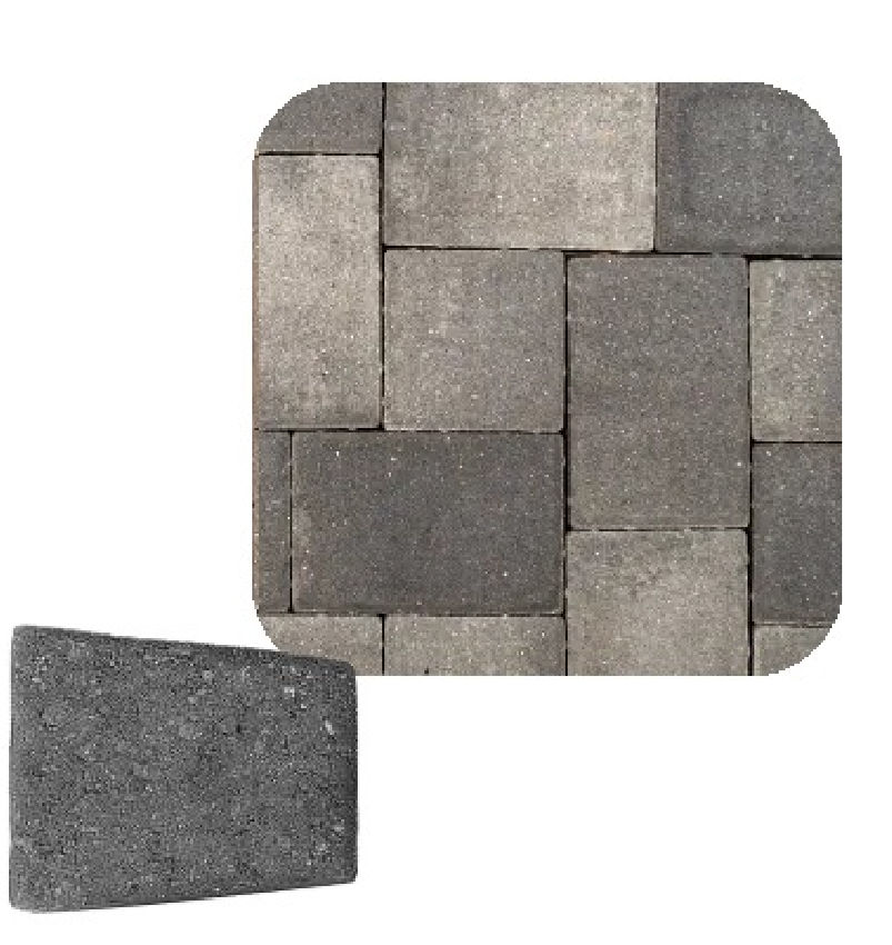 COBBLE LRG CIR STERLING GRAY