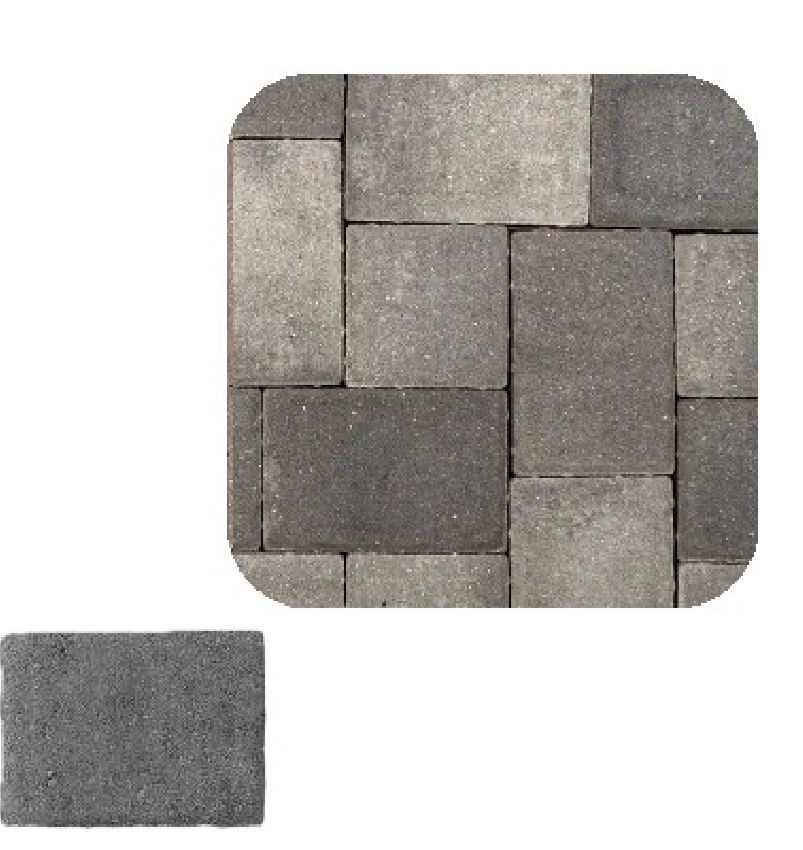 COBBLE 4X6 STERLING GRAY