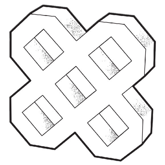 PERMEABLE GRASS PAVER 16x16 GRAY