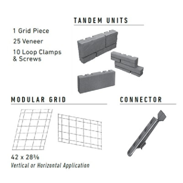 TANDEM MODULAR METAL GRID KIT