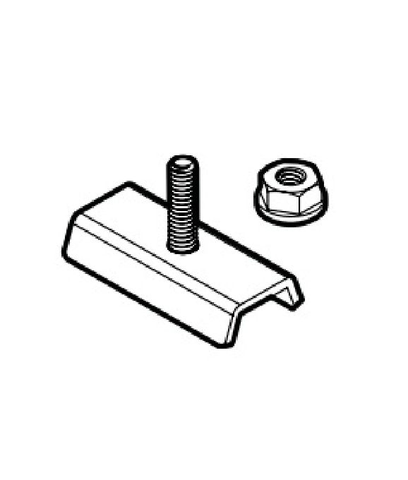 SLIDE FLANGE WITH NUT