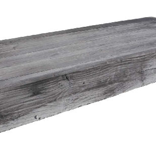 48"X18" BARN PLANK STEP WEATHERED GRAY
