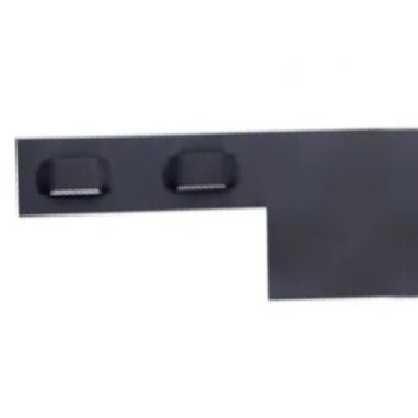 6"X10 BORDER GUARD 8"EDGE BLACK