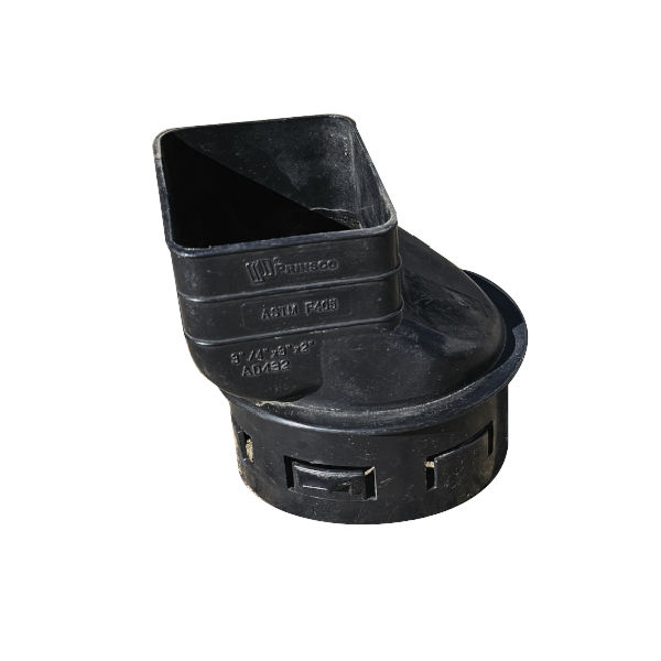 4" DRAIN TILE DOWNSPOUT ADAPTER