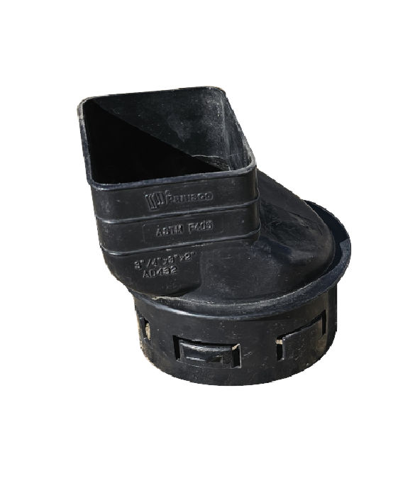 4" DRAIN TILE DOWNSPOUT ADAPTER