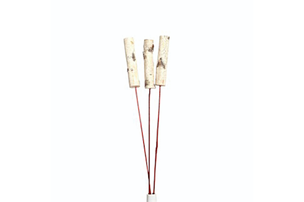 BIRCH MINI POLE 6" STAKED