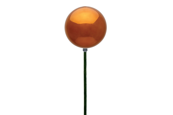 STEMBALL 15CM STAKE COPPER SHINY