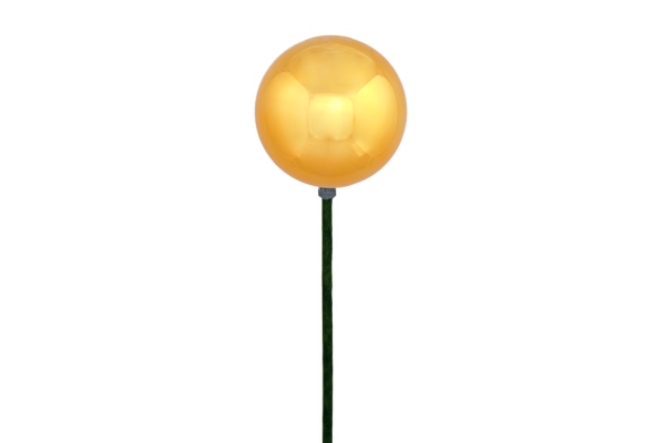 STEMBALL 12CM STAKE GOLD SHINY