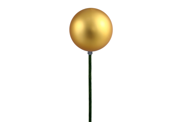 STEMBALL 12CM STAKE GOLD MATTE