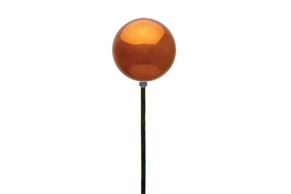 STEMBALL 12CM STAKE COPPER SHINY