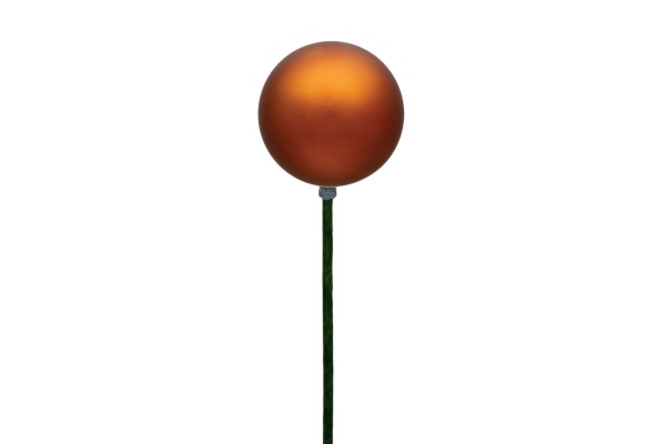 STEMBALL 12CM STAKE COPPER MATTE