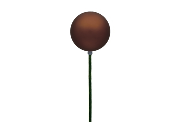 STEMBALL 12CM STAKE BROWN MATTE