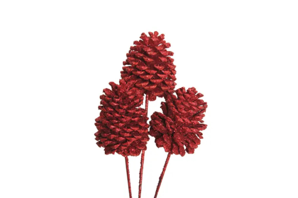 SLASH CONE STAKE RED GLITTER