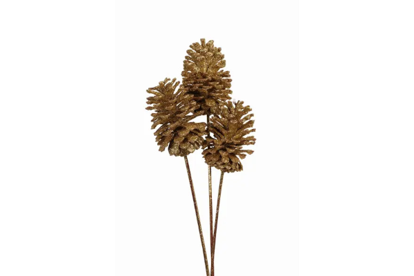 SLASH CONE STAKE GOLD GLITTER