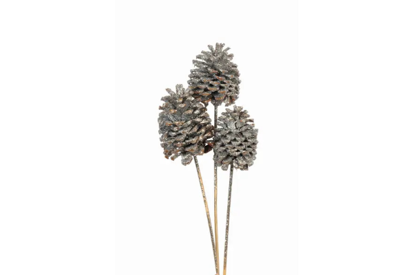 SLASH CONE STAKE SILVER GLITTER