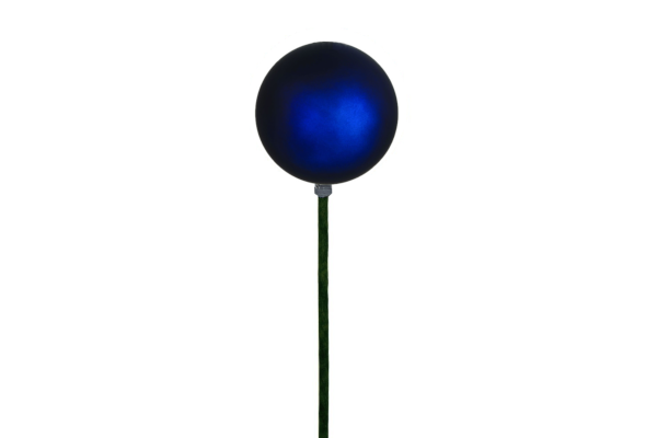 STEMBALL 12CM STAKE BLUE MATTE