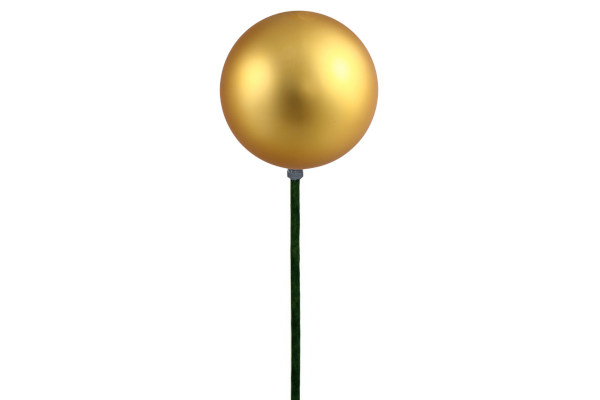 STEMBALL 15CM STAKE GOLD MATTE