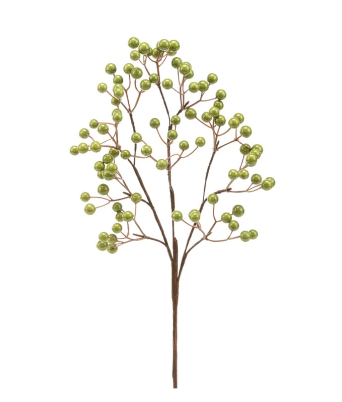 CRANBERRY SPRAY 25" APPLE GREEN