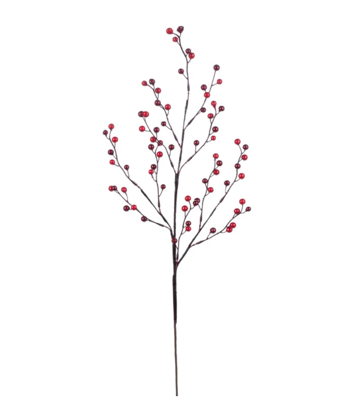 CRANBERRY SPRAY 25" RED & BURGUNDY