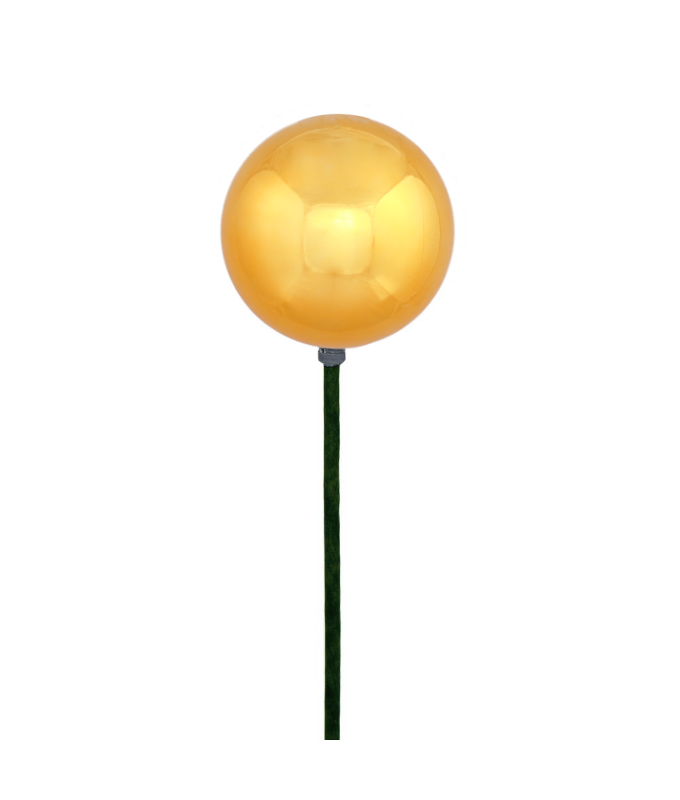 STEMBALL 12CM STAKE GOLD SHINY