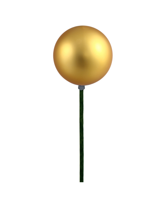 STEMBALL 12CM STAKE GOLD MATTE