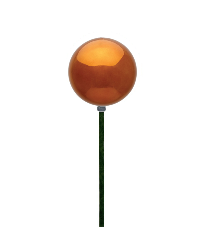 STEMBALL 12CM STAKE COPPER SHINY